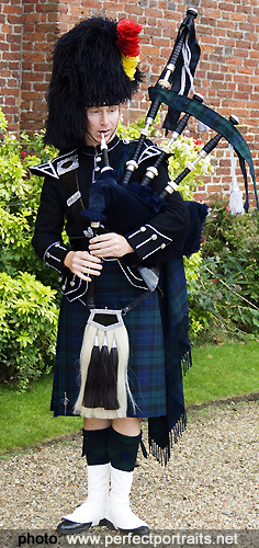 scottish bagpiper